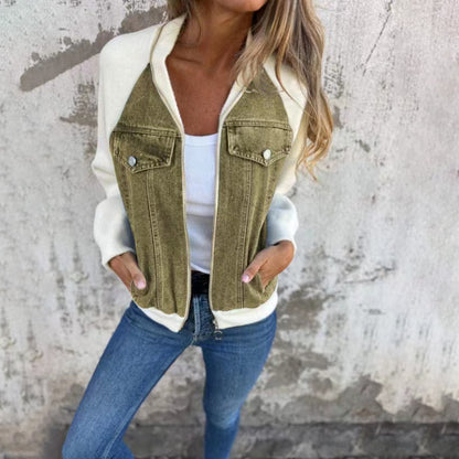 Veste Patchwork Tendance