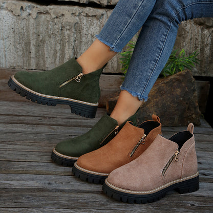 Bottines Chunky Élégantes