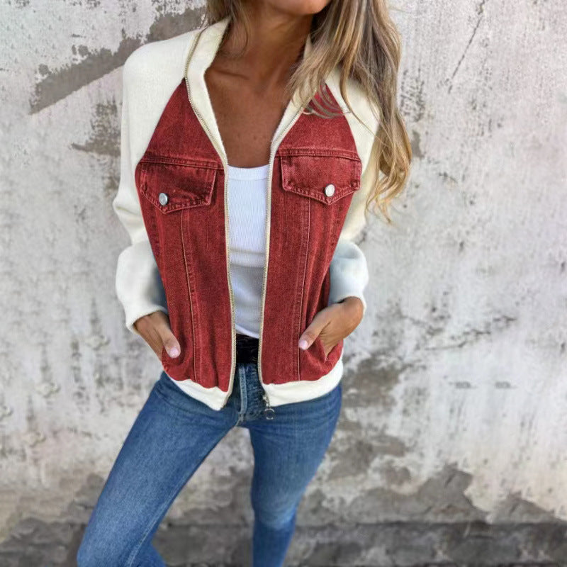 Veste Patchwork Tendance