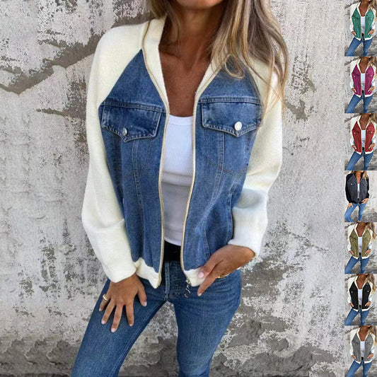 Veste Patchwork Tendance